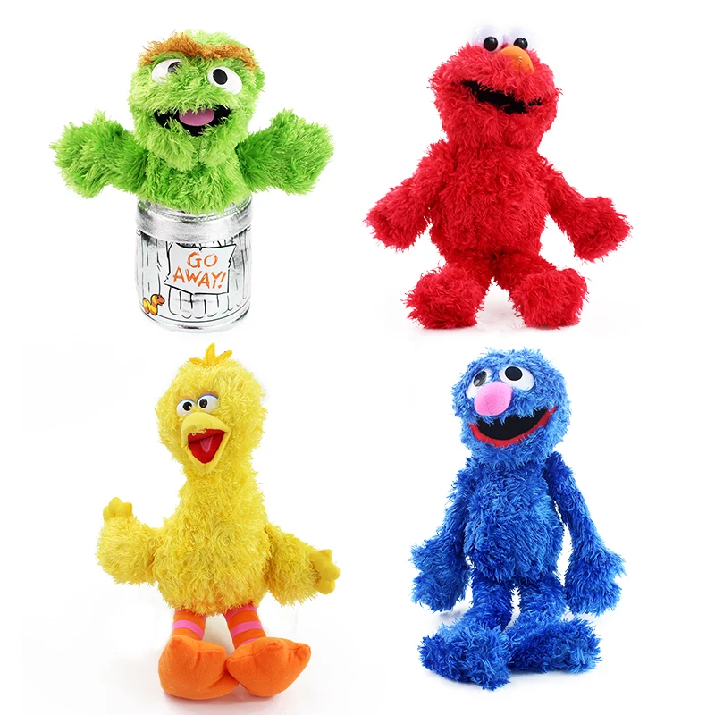 27 40 см Улица Сезам Elmo Cookiemonster Оскар грувер Зои Эрни большая птица мистер SUNFFLEUPAGUS