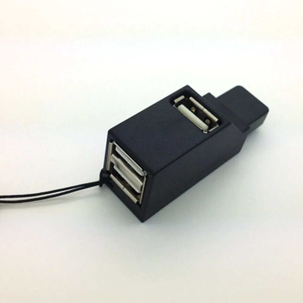 High Speed 3 PortsB HUB 2.0B Splitter Adapter with blue LED for Notebook/Tablet Computer PC Peripherals~