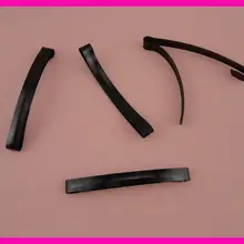 20 шт черные 8 мм* 8,0 см 3,1" простые металлические шпильки для волос заколки для волос оптом без свинца и никеля