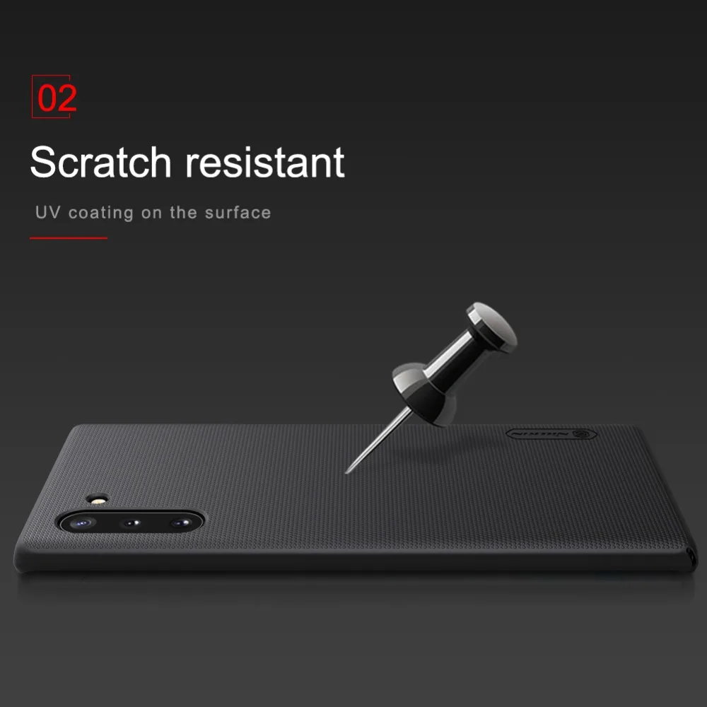 Для samsung Galaxy Note 10 чехол Nillkin Супер Матовый Щит Жесткий ПК Тонкий чехол для samsung Note 10 Nilkin чехол для телефона