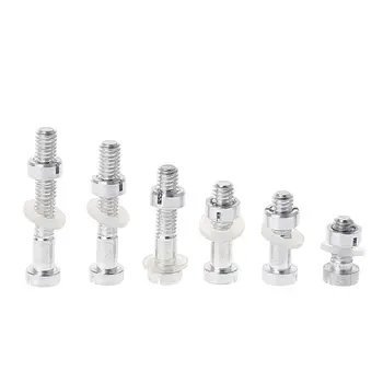 

6Set/Bag Turntable Headshell Cartridge Mounting Kit Metal Screw Bolt Nut Washer