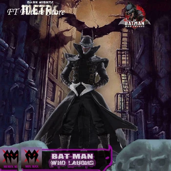 

MixMax 1/12 Male Figure Accessory Batman Who Laughs Dark Nights Metal Kits Clothes Accessory & Heads Model for 6" Mezco Body