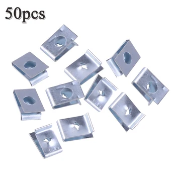 

Clips U-nuts Metal 50pcs Universal Bumpers Auto Self tapping Fasteners Thread