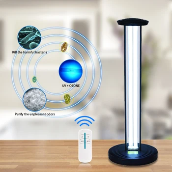 

38W UV Sterilizing Light Adjustable Disinfection Time Bacterial Kill Mites Deodorizer Sterilization Lamps 220V110V Germicidal St