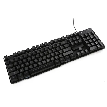 

1pc Keyboard Durable Wired Keyboard Game Keyboard for Home Office