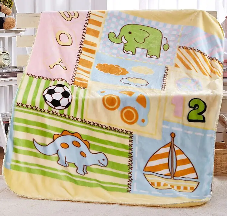 Детское одеяло Двухслойное 110x140 см детское мультяшное одеяло с облаками зимнее одеяло для новорожденных тяжелое одеяло