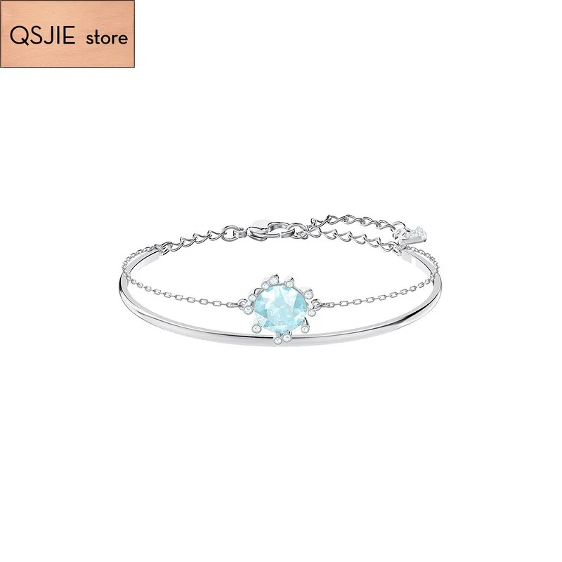 Высокое качество SWA. Круг солнце свежий тон тонкий Простой креативный женский браслет