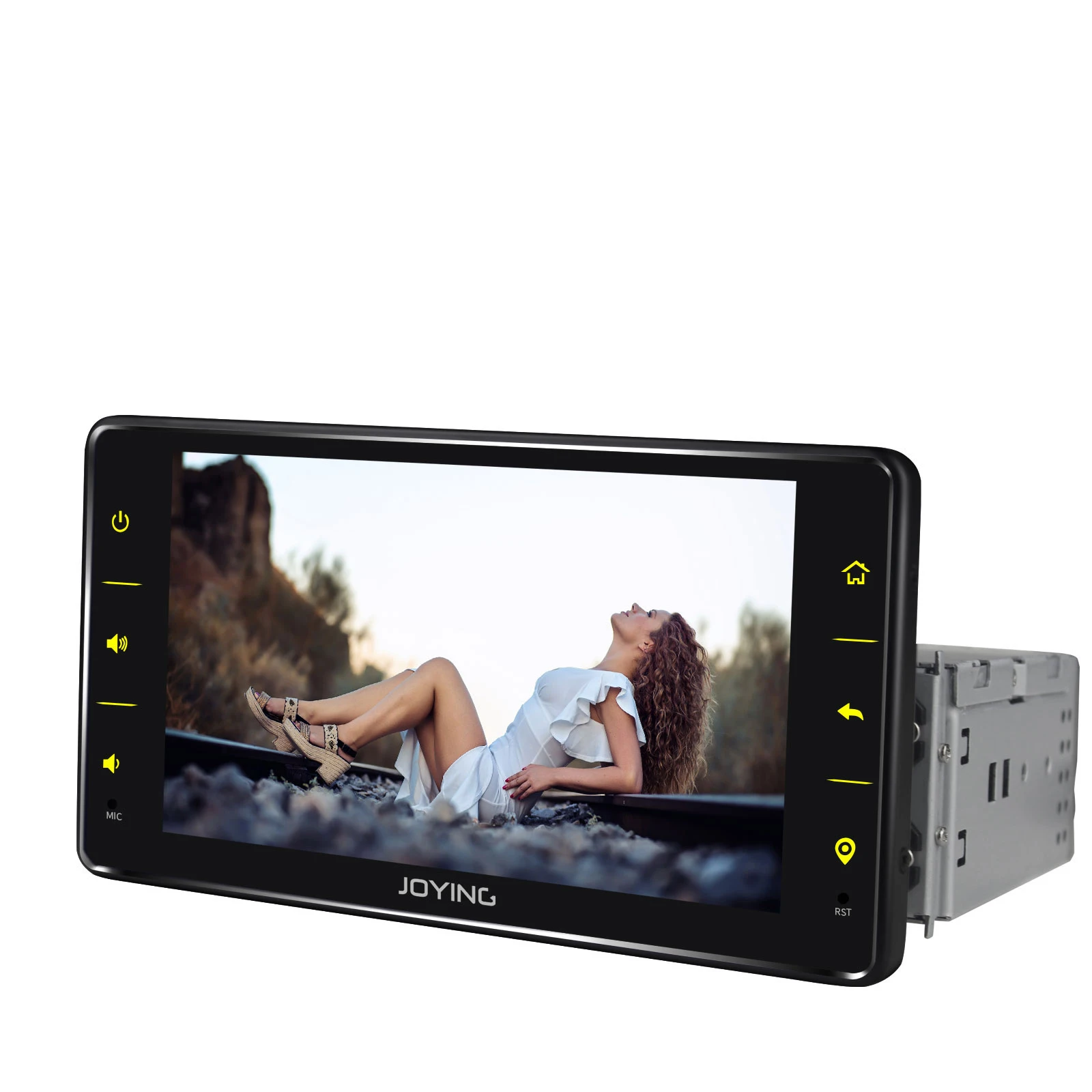 Discount JOYING Car audio player 2GB RAM 32GB ROM Android 8.1 universal 6.2" car multimedia GPS receiver Mirror link DSP fast boot SWC HD 1