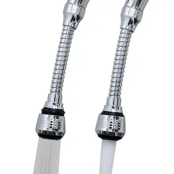 

MeterMall 360 Degree Rotating Faucet Water Bubbler Faucet Economizer Lengthened Anti-splash Filter Tip Kitchen Supplies