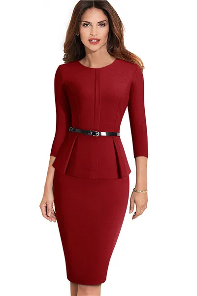 Elegant-Women-Wear-To-Work-Business-Office-Dress-Formal-Party-Bodycon-Pencil-One-Piece-Dress-With.jpg_640x640 (1)