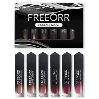 

2020 New 6PCS/Kit Lip Gloss Moisturizing Smooth Liquid Lipstick Set Long Lasting Durable Non-sticky Shimmer Pearl High Pigment