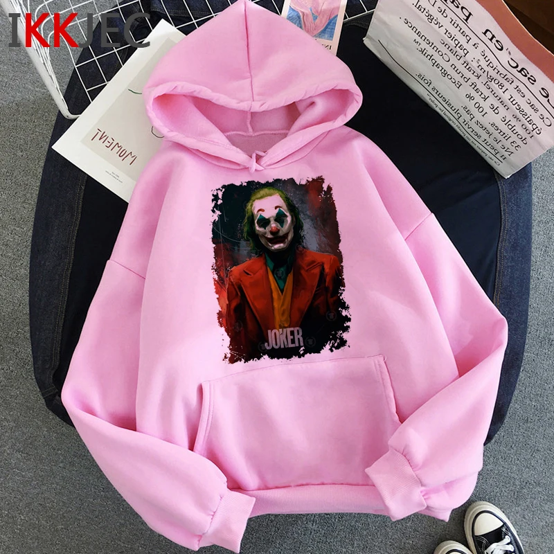

New Joker Joaquin Phoenix Funny Cartoon Hoodies Men/women Winter Warm Horror Movie Fashion Sweatshirts Hip Hop Hoody Male/female