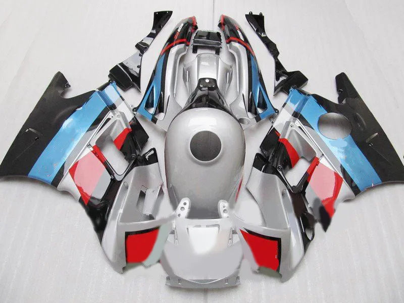 Комплект обтекателей для мотоцикла HONDA CBR600F2 91 92 93 94 CBR600 F2 CBR 600F2 1991 1994 серебристый