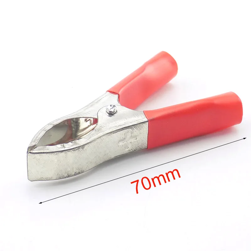 Description Picture 4 of item70mm 30A Handle Alligator Clips Crocodile Test Connector Probe Metal Clip Red Black Electrical DIY Tools