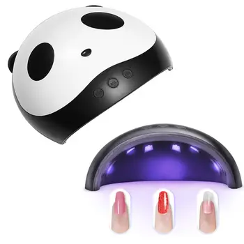 

36W Cute Panda Fast LED UV Nail Dryer Resin UV Lamp 395NW UV GEL Curing Lights for Any UV Gel Polish Jewelry Tools