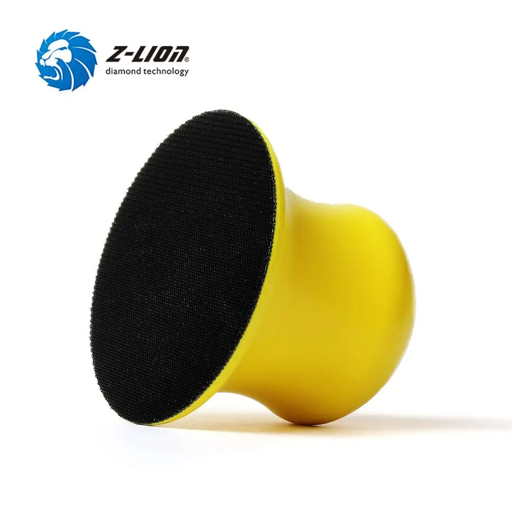 Z-LION 1PC 3/4/5/6 Inch Foam Sanding Block Hook Loop Hand Sponge Polishing Pad Holder Sandpaper Grinding Disc Backer Dust Free
