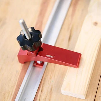 

Hot Aluminum Alloy Quick Acting Hold Down Clamp T-slot T-track Clamp Set Woodworking Tools