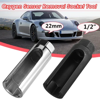 

22mm 1/2" Drive Oxygen Sensor Lambda Removal Socket Tool 18mm With Hole Window Wire Car Accessories