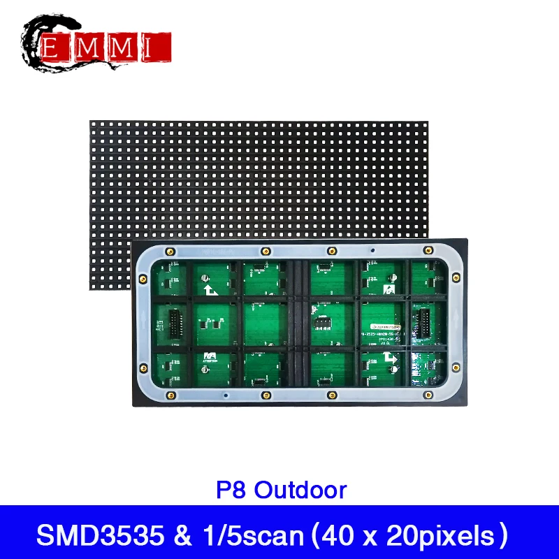 P8 Напольный полный Цвет светодиодный Дисплей знак 320*160 мм SMD3535 1/5 сканирования RGB