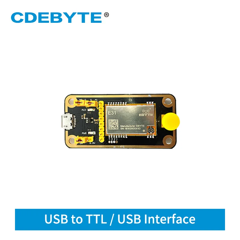 

E31-433TBH-01 USB для тестовой платы TTL AX5243 30 дБм 433 МГц FEC IoT беспроводной модуль приемопередатчика CDEBYTE