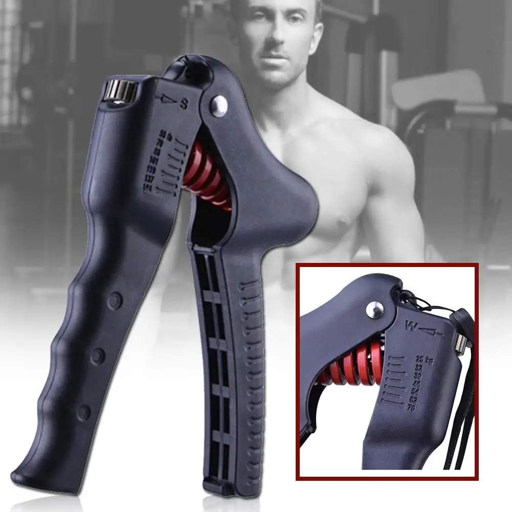 Hand Grip Strengthener Adjustable Hand Gripper Finger Stretcher Fitness Equipment for Injury Recovery and Muscle Builder