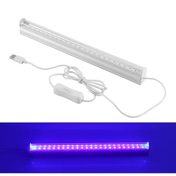 

6W USB LED Light Portable Blacklight Lamp Routine Sterilization UV Art Dimmable Blacklight Lamp For Home Parties Lightweight