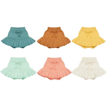 

Girls Spring and Summer 2020 New MP Same Paragraph Children Wear Loose Models Bud Pants Cotton Printed Casual Shorts Fashion