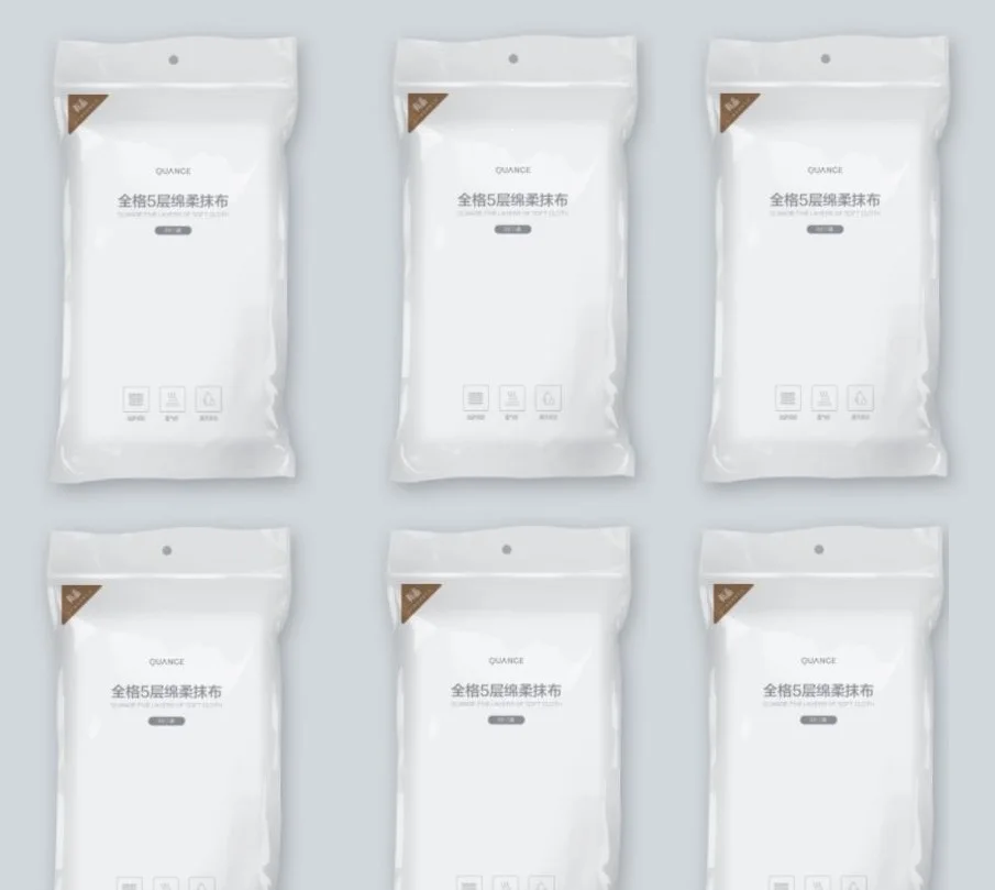 Xiaomi 5 слоев мягкая тряпка полотенце с микрофибрами для чистки для стеклянной кухни очистительные тканевые салфетки Настольный автомобиль блюдо полотенце чистая тряпка - Цвет: 18pcs