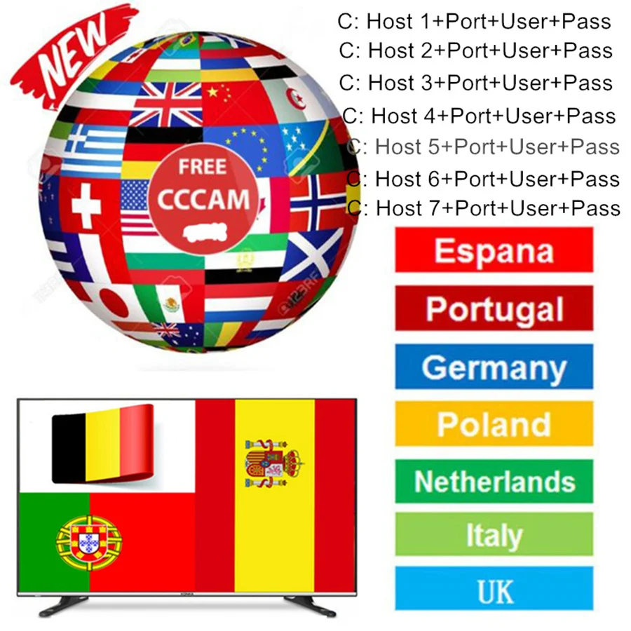 8 Lineas Ccam Испания 1 год для Cccam Португалия Польша рецептор Satelite Hd Enigma 2 спутниковый ресивер Oscam Cccams Cline Европа 8 Lineas Ccam Испания 1 год для Cccam Португалия Польша рецептор Satelite Hd Enigma 2 спутниковый ресивер Oscam Cccams Cline Европа