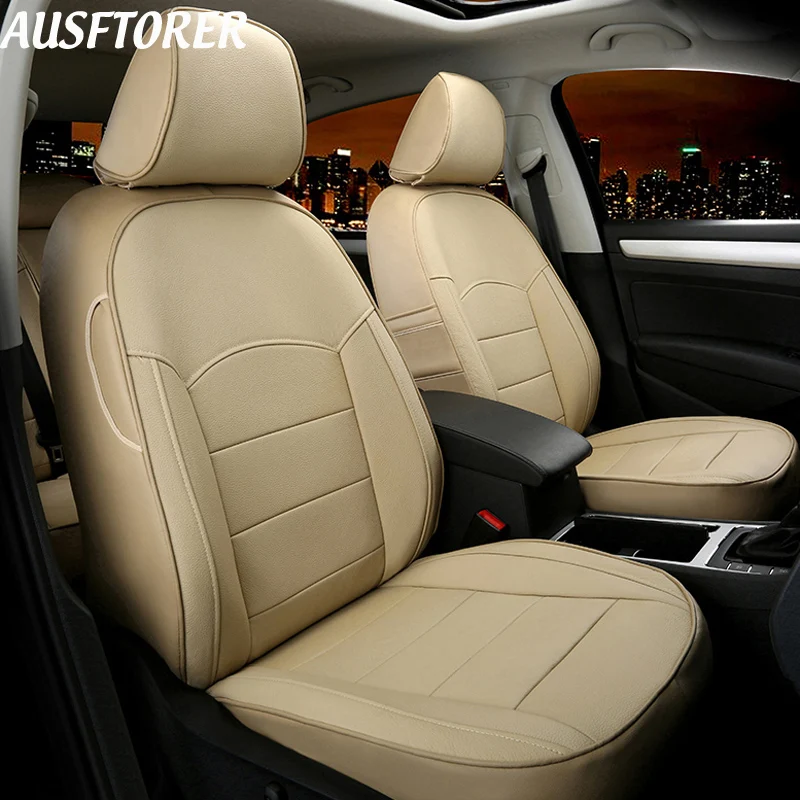 Ausftorer Front& Rear Cowhide Leather Seat Covers For Bmw X4 Series