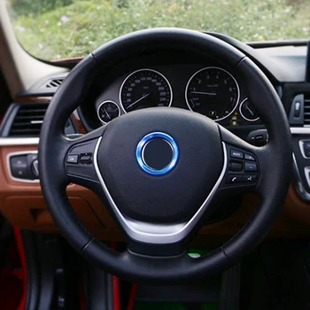 

wheel wheeStylish New Car Auto Steering Wheel Decoration Ring Circle Cover for BM-W X1 X3 X4 X5 X6 carros Automobile Accessories
