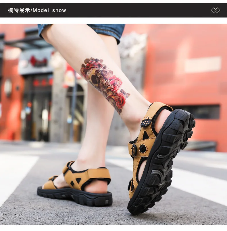 New Style Summer Sandals Students Versatile Sandals Men Korean-style Sports Casual Teenager Viet Nam Sandals