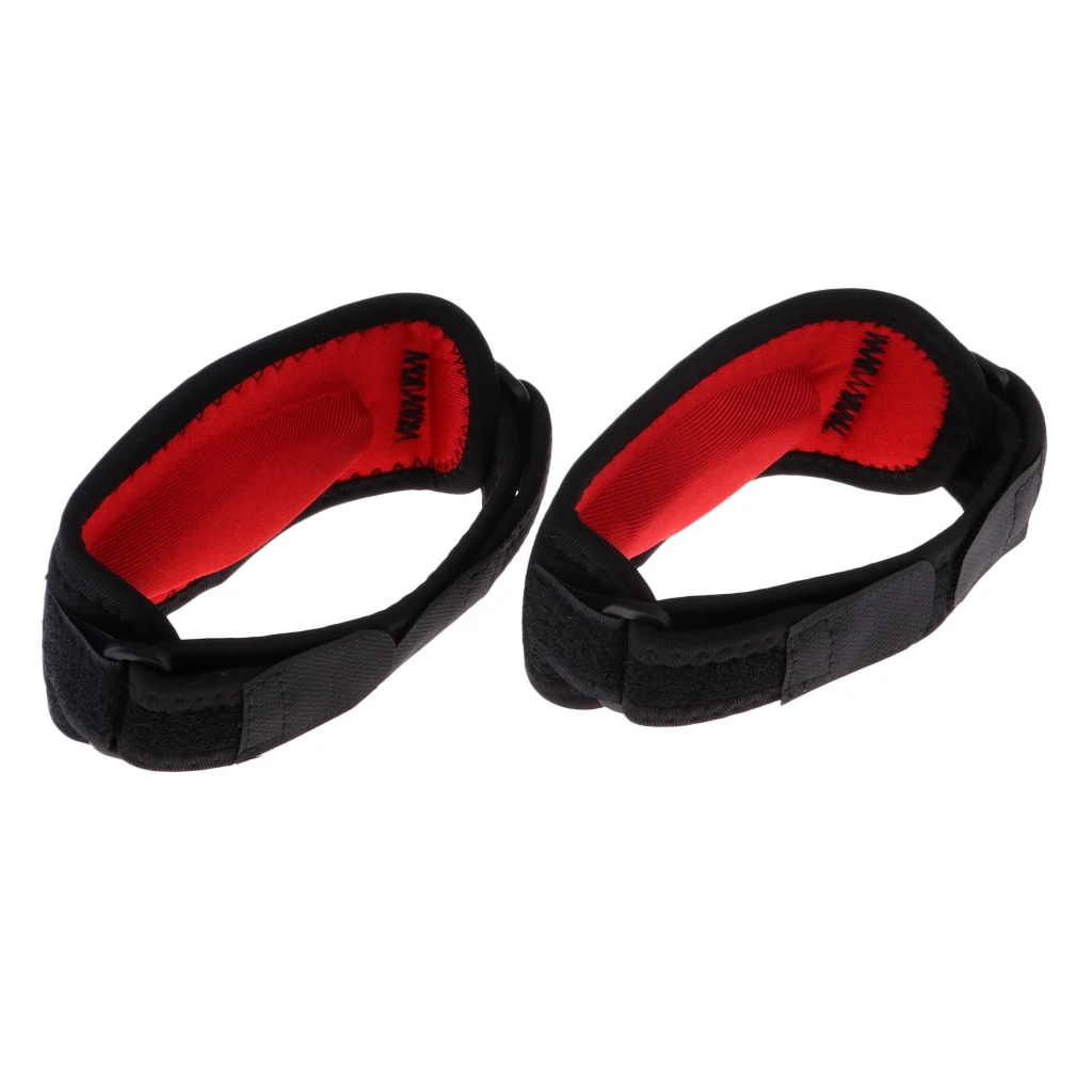 1 Pair Adjustable Elbow Brace Support Compression Sleeve Pads Protector Golfers Arm Wrap Strap Band for Men Women
