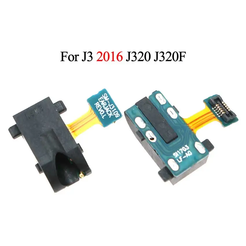 J3 J320 Для Samsung Galaxy J3, J5, J7 года J330 J530 J730 J4 J400 J400F J6 J8 A6 наушников аудиоразъема микрофона гибкий кабель - Цвет: J3 J320