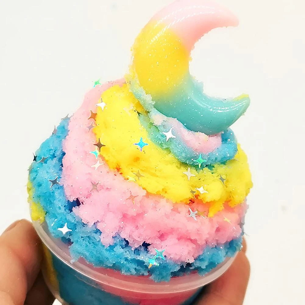 mixing slime and putty