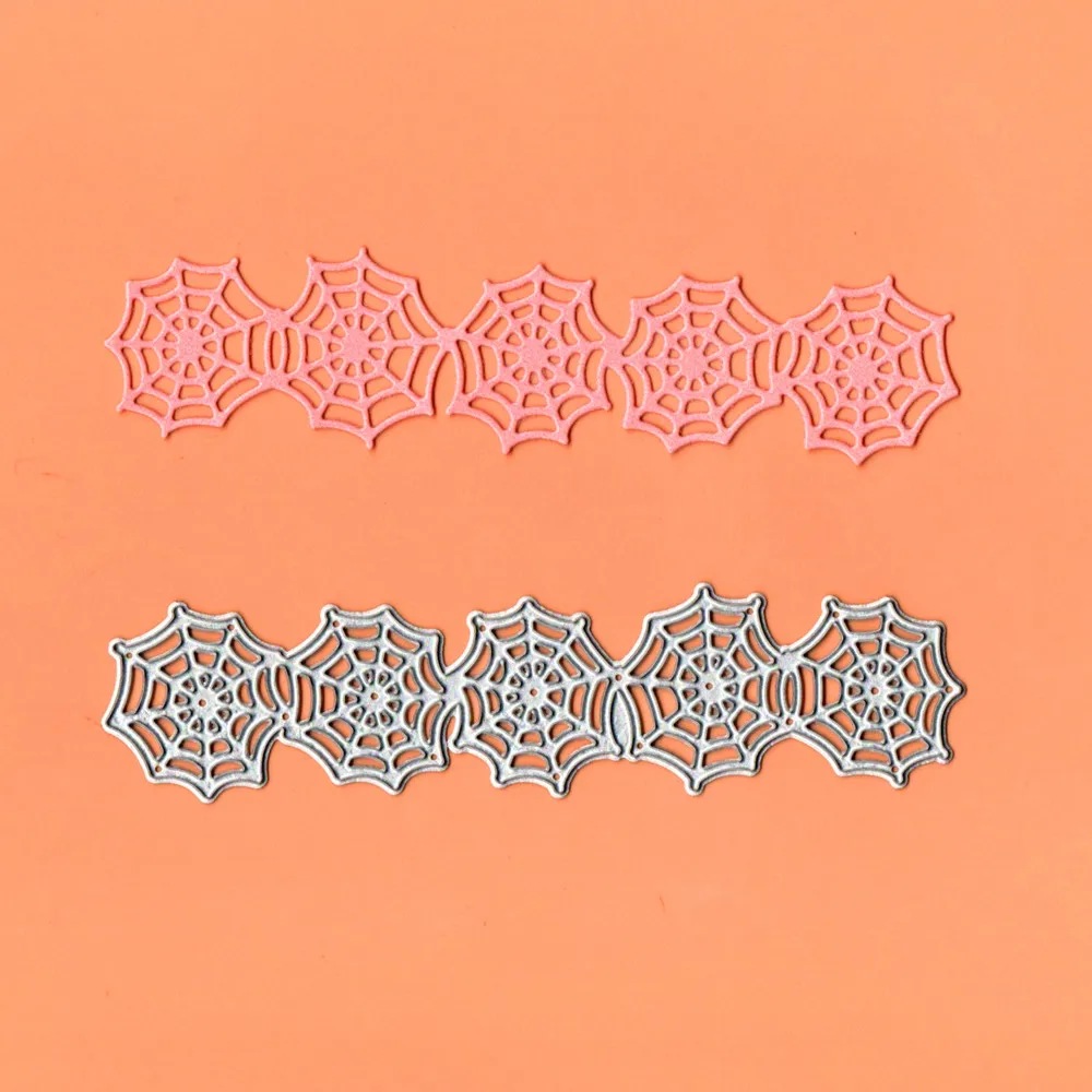 

Halloween Spider Web Metal Cutting Die Stencil Template for DIY Embossing Paper Photo Album Cards Making Dies Scrapbooking 2019