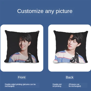 

E-FOUR Convertible Soft Plush Blanket Pillow Micro Fleece Throw Custom Photo Decorative Cushion&Pillow Cover for Personalized