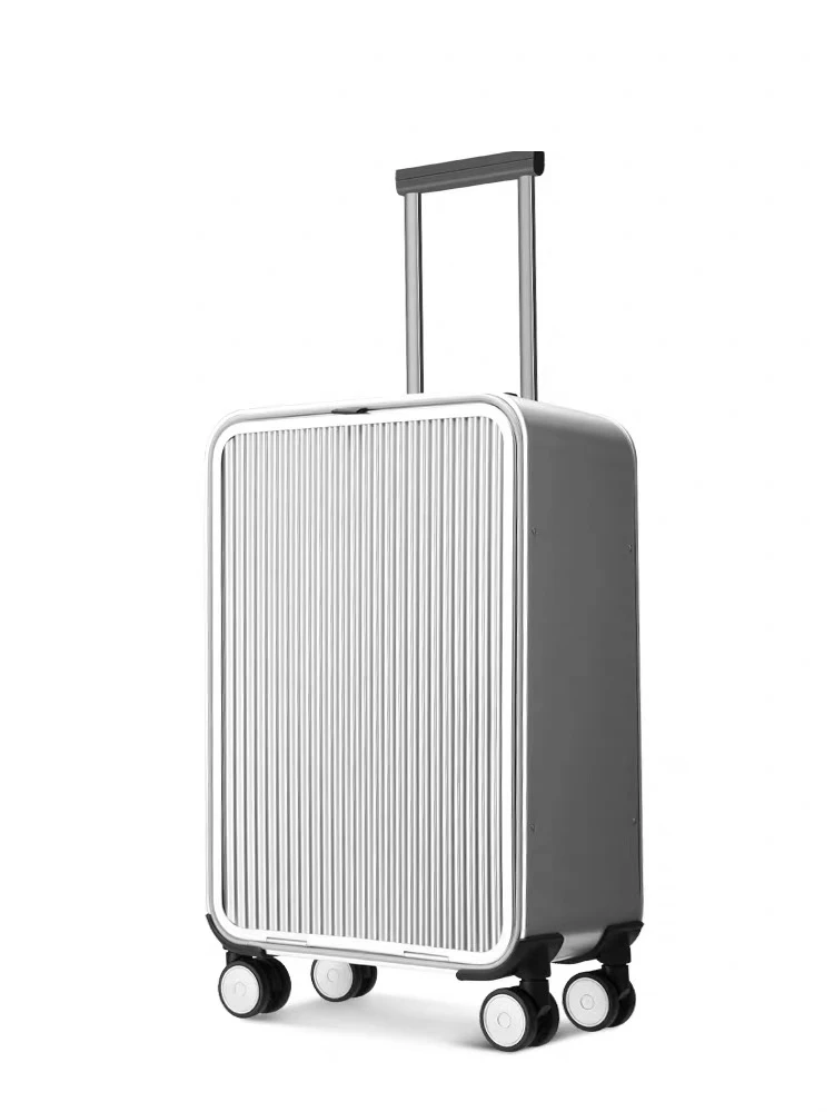 16''2" 24" дюймов Алюминиевый Чемодан каюта чемодан на колесиках для путешествий деловая сумка на колесиках ТАС замок носить на прокатный багаж