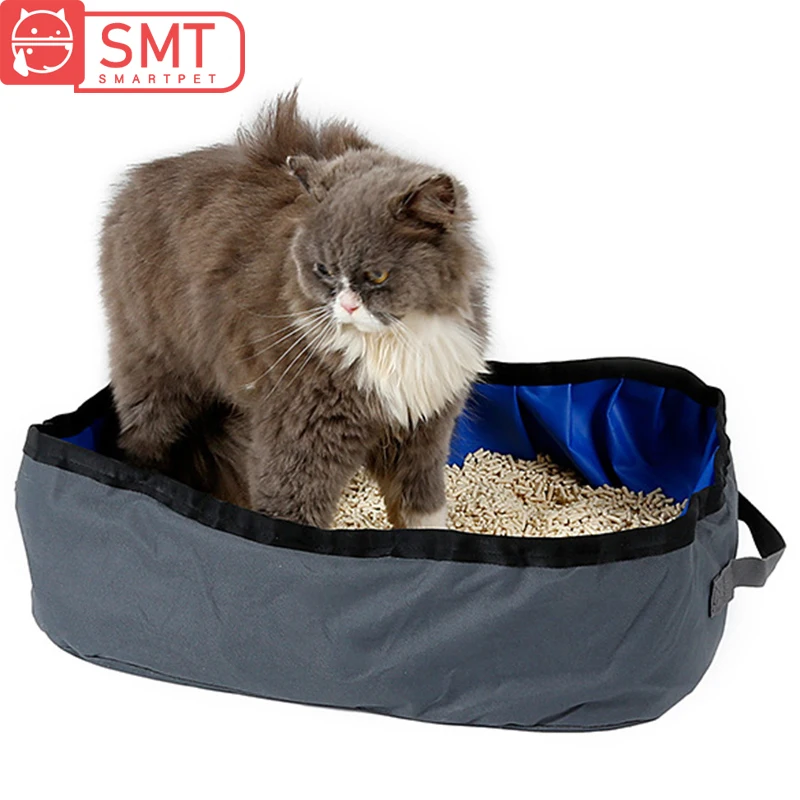 Складной кошачий Туалет Smartpet портативный туалет дорожный уличный