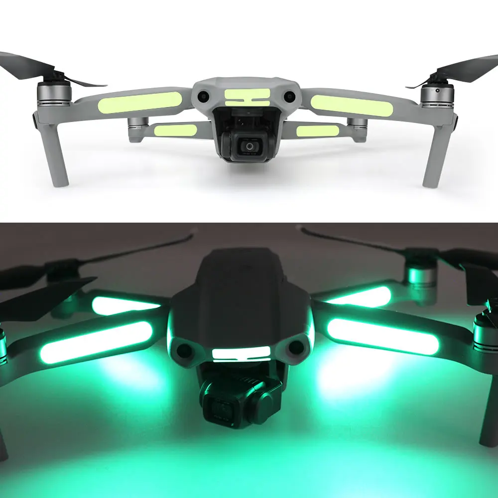 Флуоресцентные наклейки для DJI Mavic Air 2 шт. светящиеся Pro аксессуары ночного