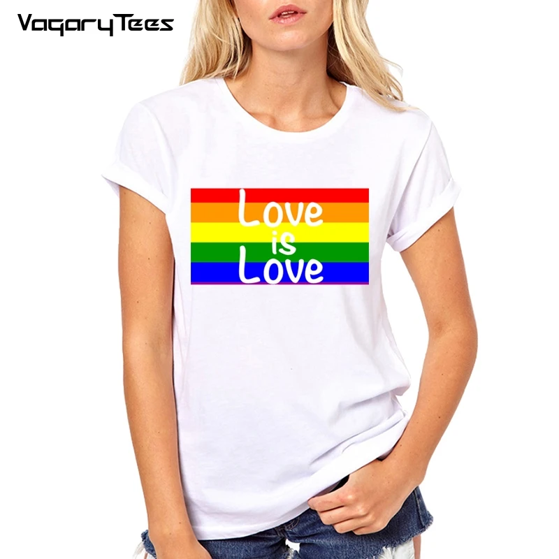 Футболка VagaryTees женская футболка для геев радужная лесбиянок забавная в стиле