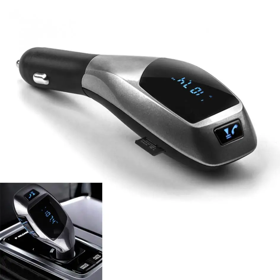 Autos беспроводной Bluetooth X5 музыкальный плеер FM ЖК-экран Радио адаптер USB зарядные устройства