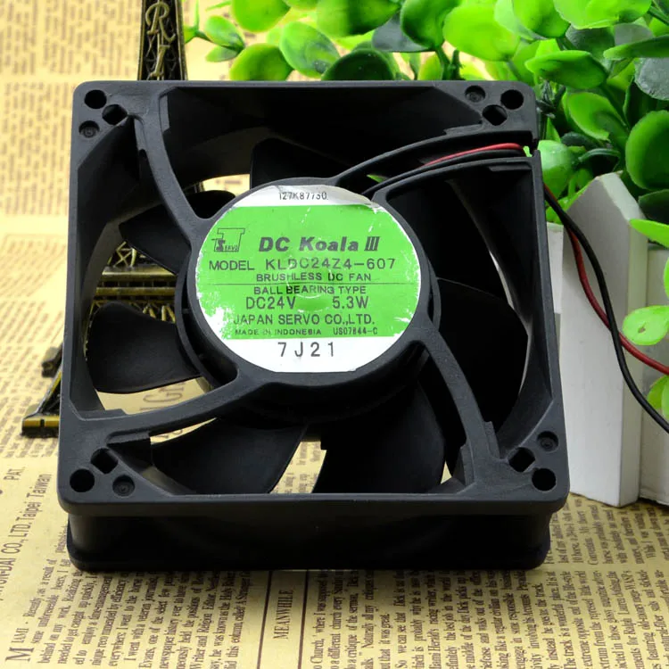 KLDC24Z4-607 9 см 9032 9232 24V 5,3 W защиты электродвигателя Вентилятор охлаждения
