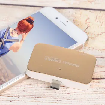 

USB Type-C OTG Card Reader Type-C TF Card USB 3.0 Smart Card Reader Universal with Sufficient Durability and Ruggedness