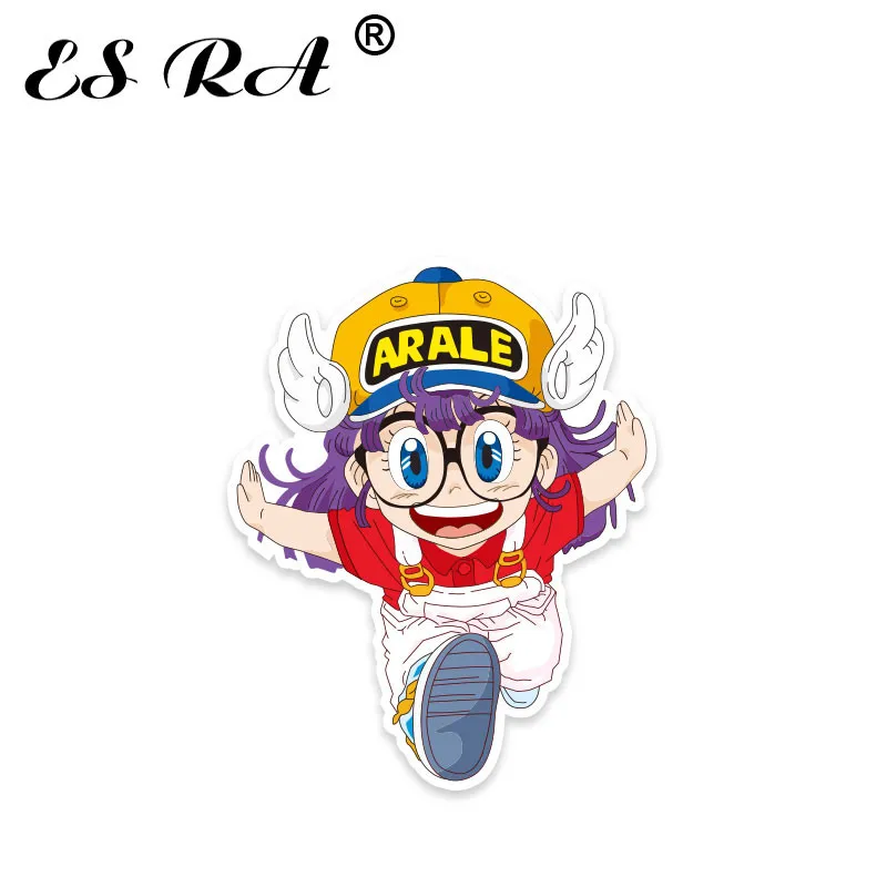 Японские Аниме наклейки детские для ноутбука украшение скейтборда Arale