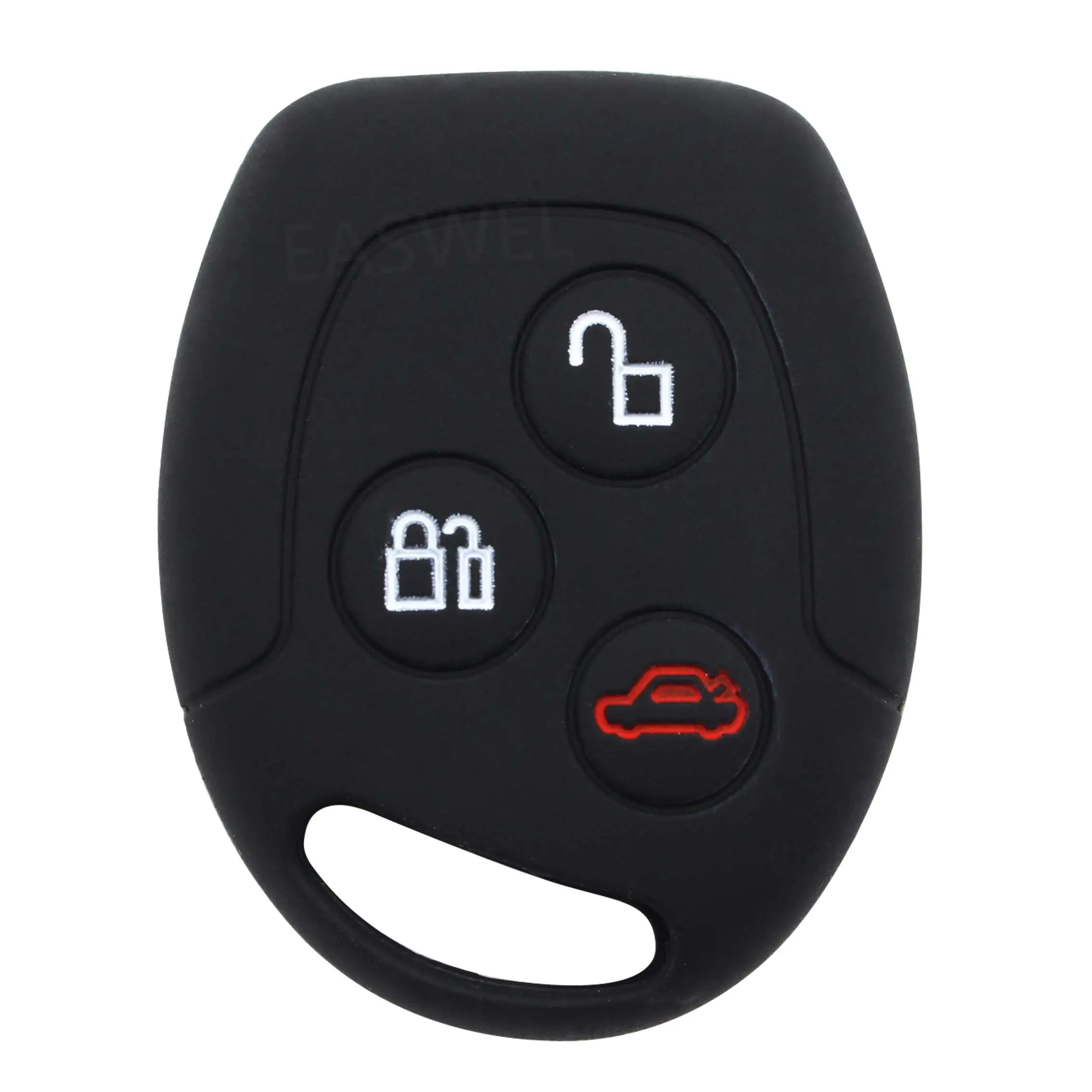 Черный силиконовый для ключа автомобиля чехол для 2006-2011 FORD S-Max 2005-2011 FORD Focus 2006-2011 FORD Galaxy 2008-2011 FORD Mondeo