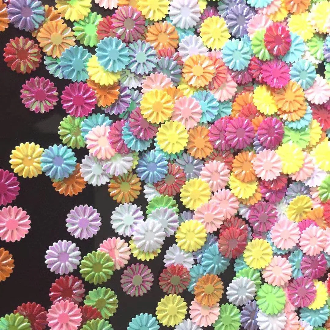 9mm 10g AB Colorful Glitter Daisy Loose Sequins For Nail Art Scrapbook Decoration Makeup Confetti Diy Handmade Materials | Дом и сад