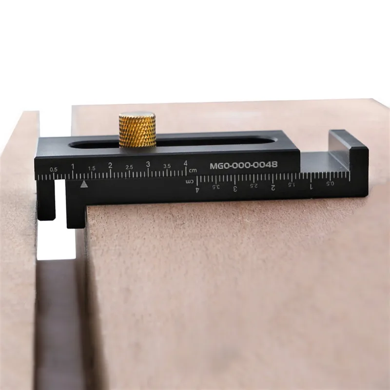 5-40 мм деревообрабатывающий микрометр измеритель зазора Алюминий сплава для измерения глубины зуба линейка маркировки датчик, измеритель