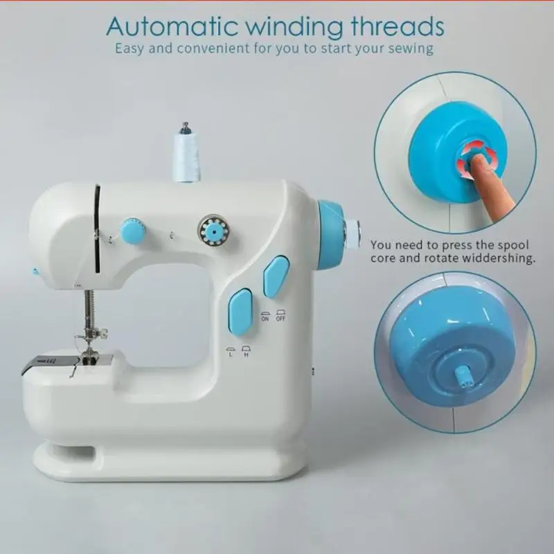 

Electric Mini Desktop Sewing Machine Wide Scope of Application Practical Economy Household Tailor Needlework Sewing Tool