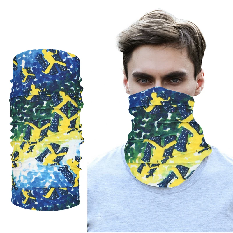 

2020 3d Print Headwear Scarf Outdoor Cycling Windproof Anti-dust Warm Face Mask Multi-functional Sunscreen Bandana Unisex Adult